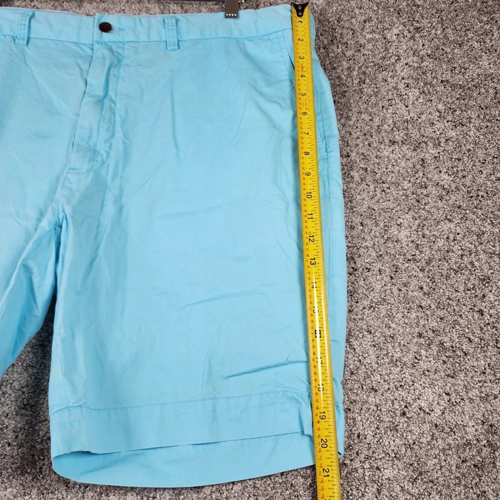 Polo Ralph Lauren Shorts Mens 42 Classic Fit Pima Cotton Chino Blue Excellent